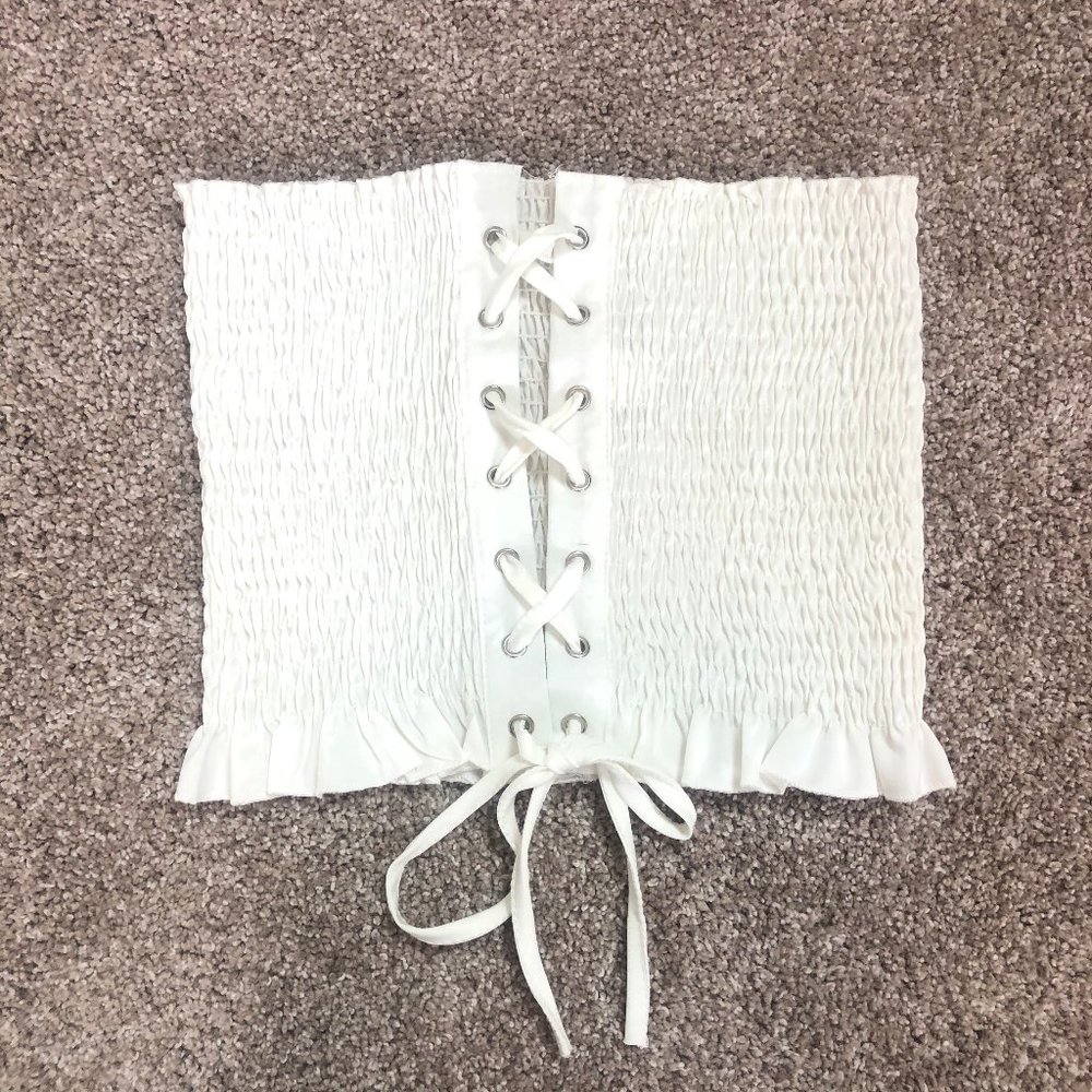 SHEIN white crop top